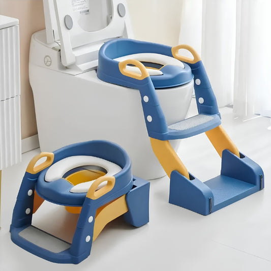3-in-1 Foldable Baby Potty Seat with Training Ladder