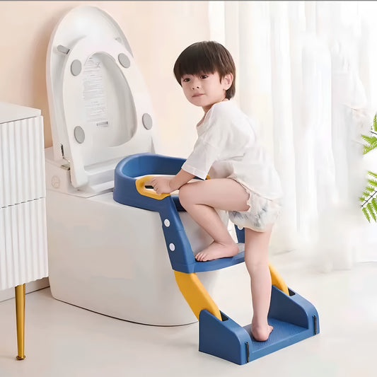 3-in-1 Foldable Baby Potty Seat with Training Ladder